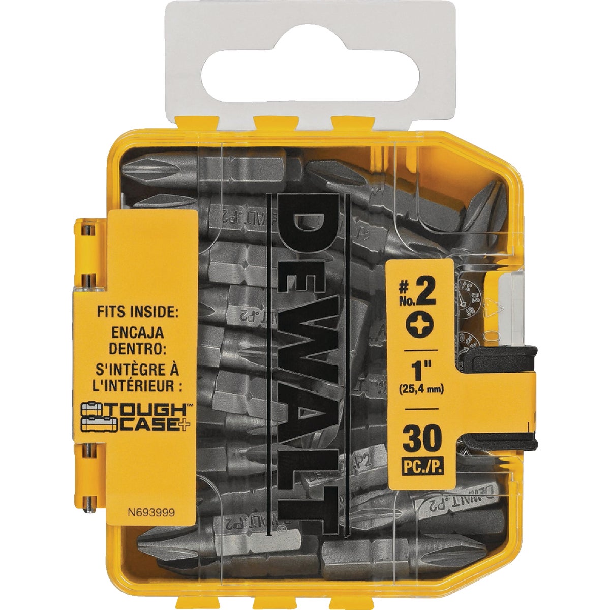 DEWALT 30-Piece 1 In. Philips #2 Screwdriver Bit Set with ToughCase+ system Image 2