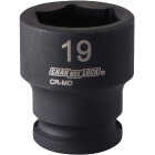 Channellock 3/8 In. Drive 19 mm 6-Point Shallow Metric Impact Socket Image 1