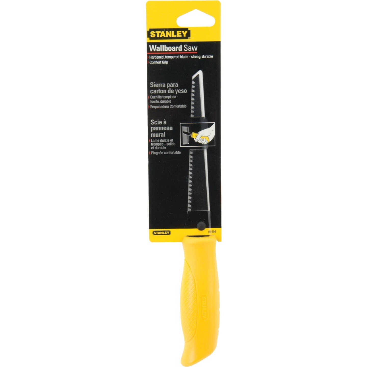 Stanley 6 In. 8 TPI Cushion Grip Drywall Jab Saw Image 2