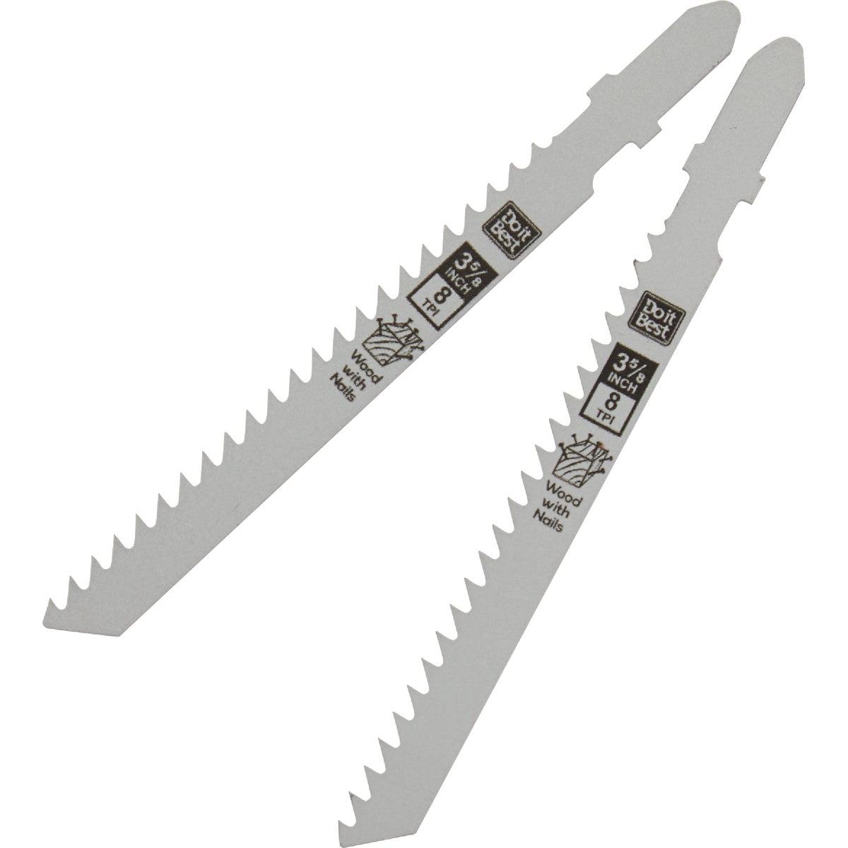 Do it Best T-Shank 3-5/8 In. 8 TPI Nail-Embedded Wood Jigsaw Blade (2-Pack) Image 2