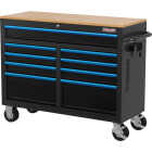Channellock 46 In. 9-Drawer Tool Cabinet with Wooden Top Image 1