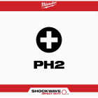 Milwaukee SHOCKWAVE #2 Phillips 2 In. Impact Duty Screwdriver Bit (2-Pack) Image 2