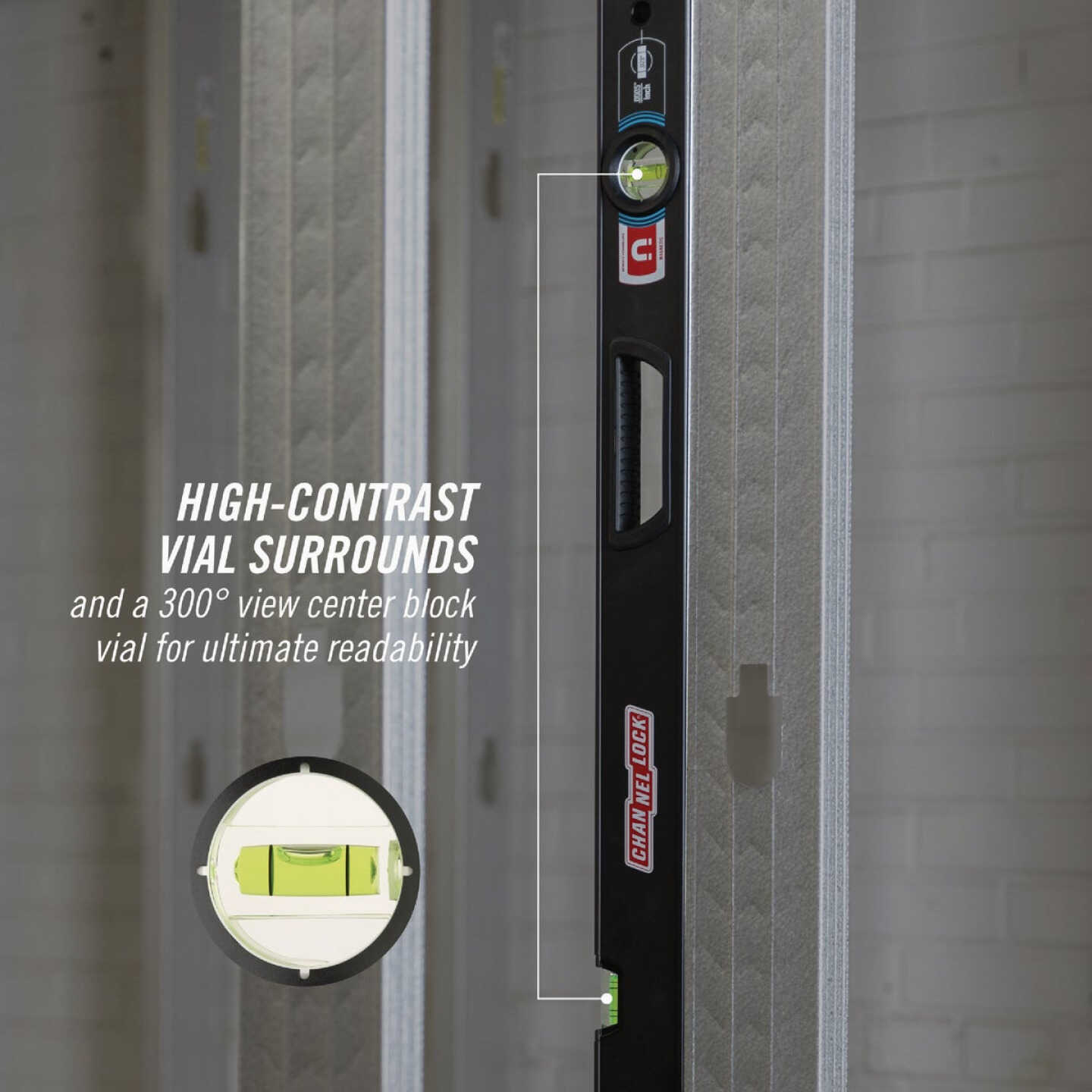 Channellock 48 In. Magnetic Box Beam Level Image 5