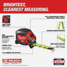 Milwaukee 25 Ft. Magnetic Tape Measure with LED Light Image 2