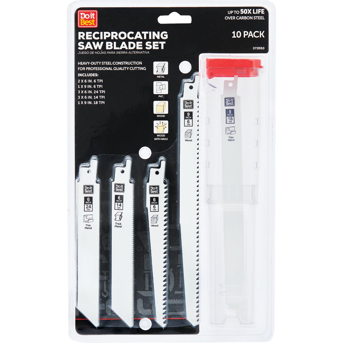 Do it Best Bi-Metal Reciprocating Saw Blade Set (10-Piece)