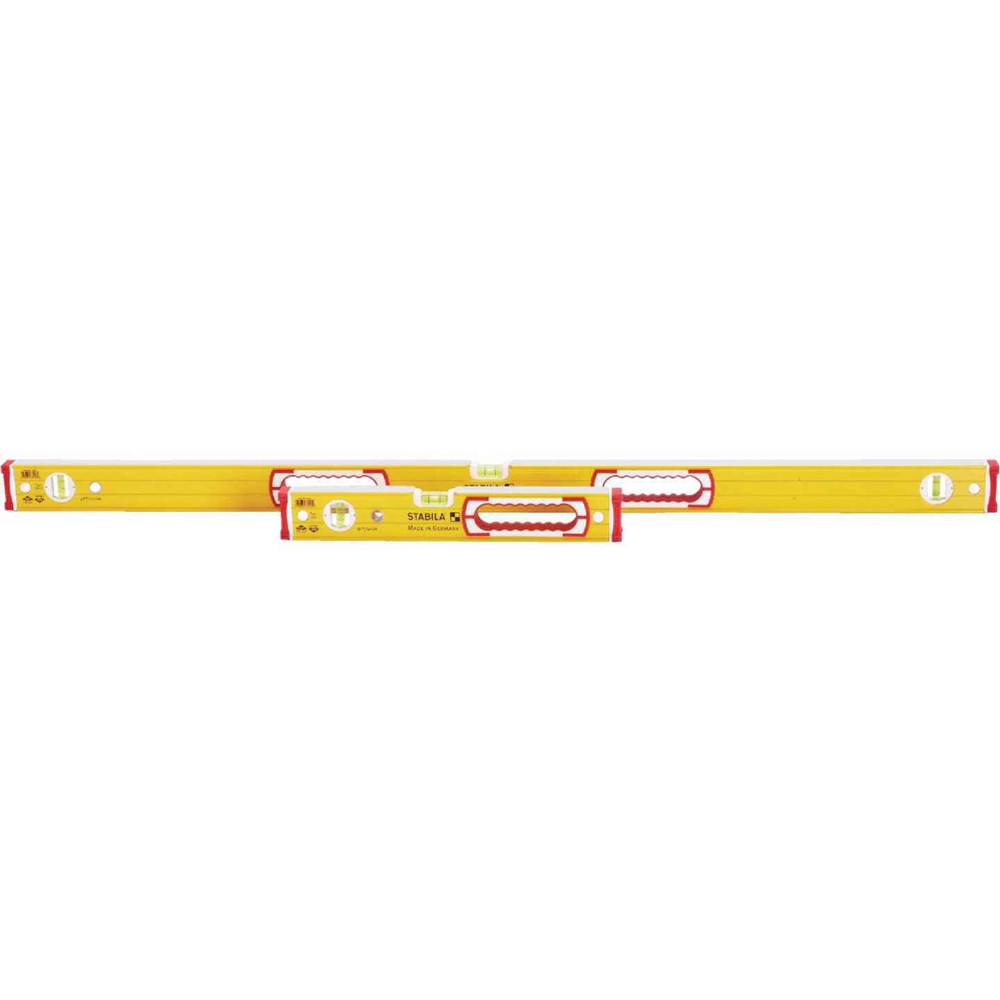 Stabila 48 In. and 16 In. Aluminum Box Level Set Image 4