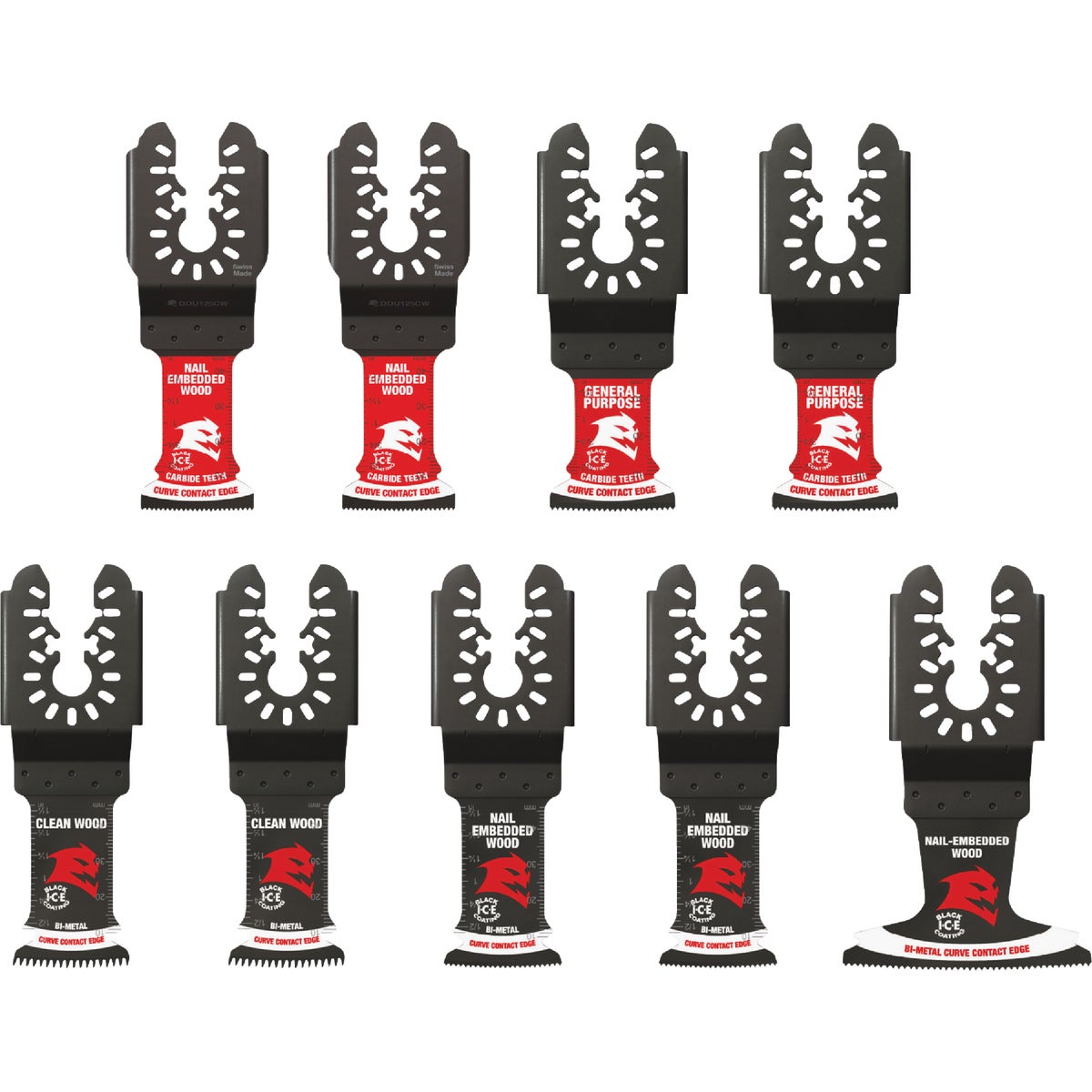 Diablo Universal Fit General Purpose Oscillating Blade Set (9-Piece)