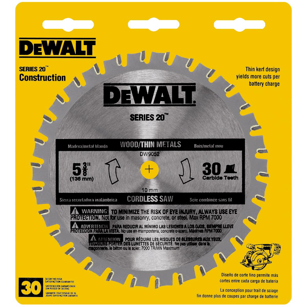 5-3/8" 30T CARBIDE BLADE