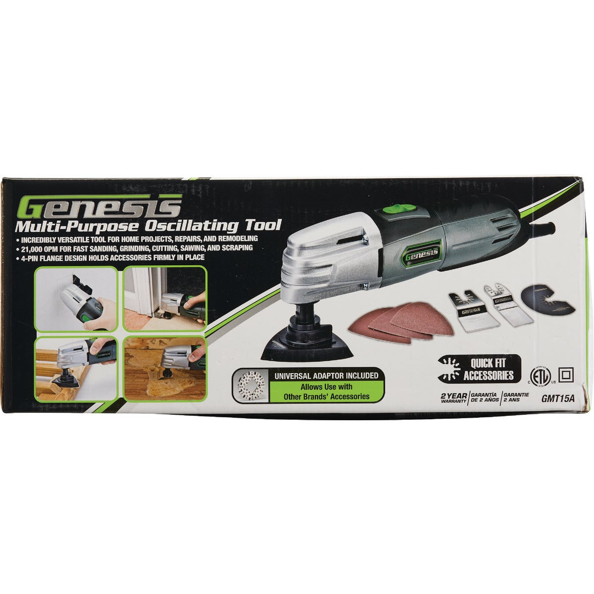 Genesis 1.5-Amp Multi-Purpose Oscillating Tool Kit Image 2
