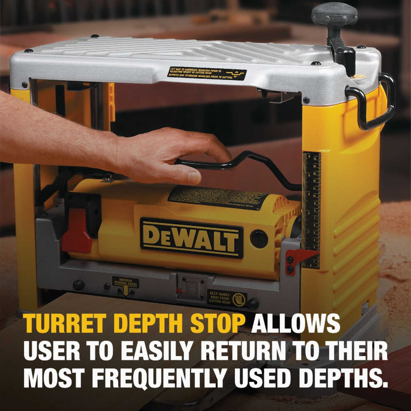 DEWALT 12-1/2 In. Portable Planer Image 3