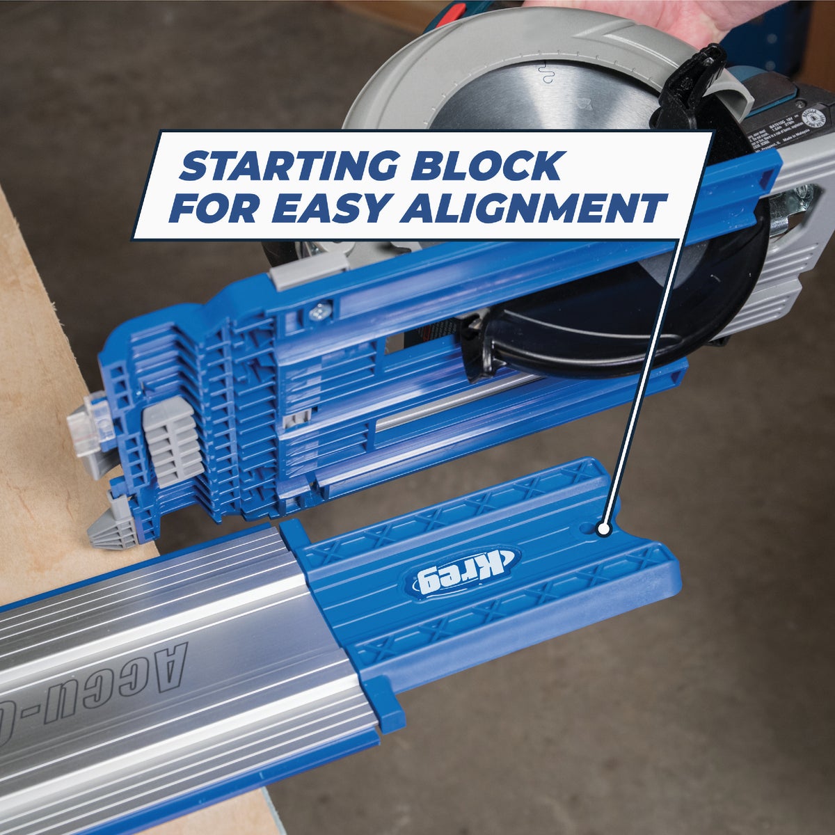 Kreg Accu-Cut 50 In. Aluminum Circular Saw Track Guide Image 6