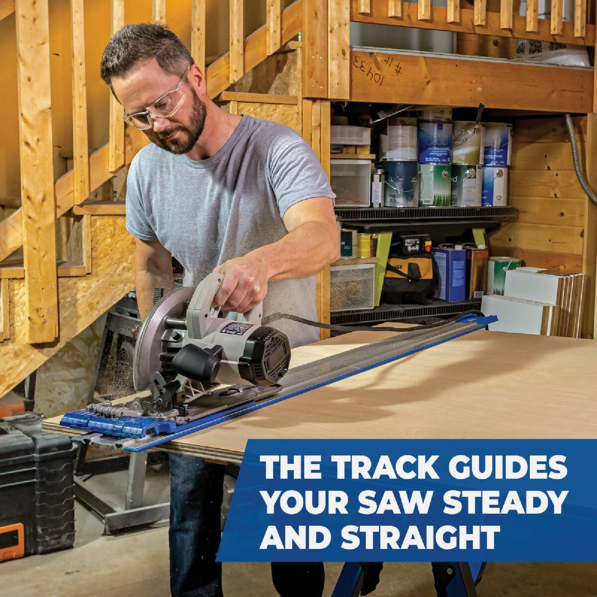 Kreg Accu-Cut 50 In. Aluminum Circular Saw Track Guide Image 8