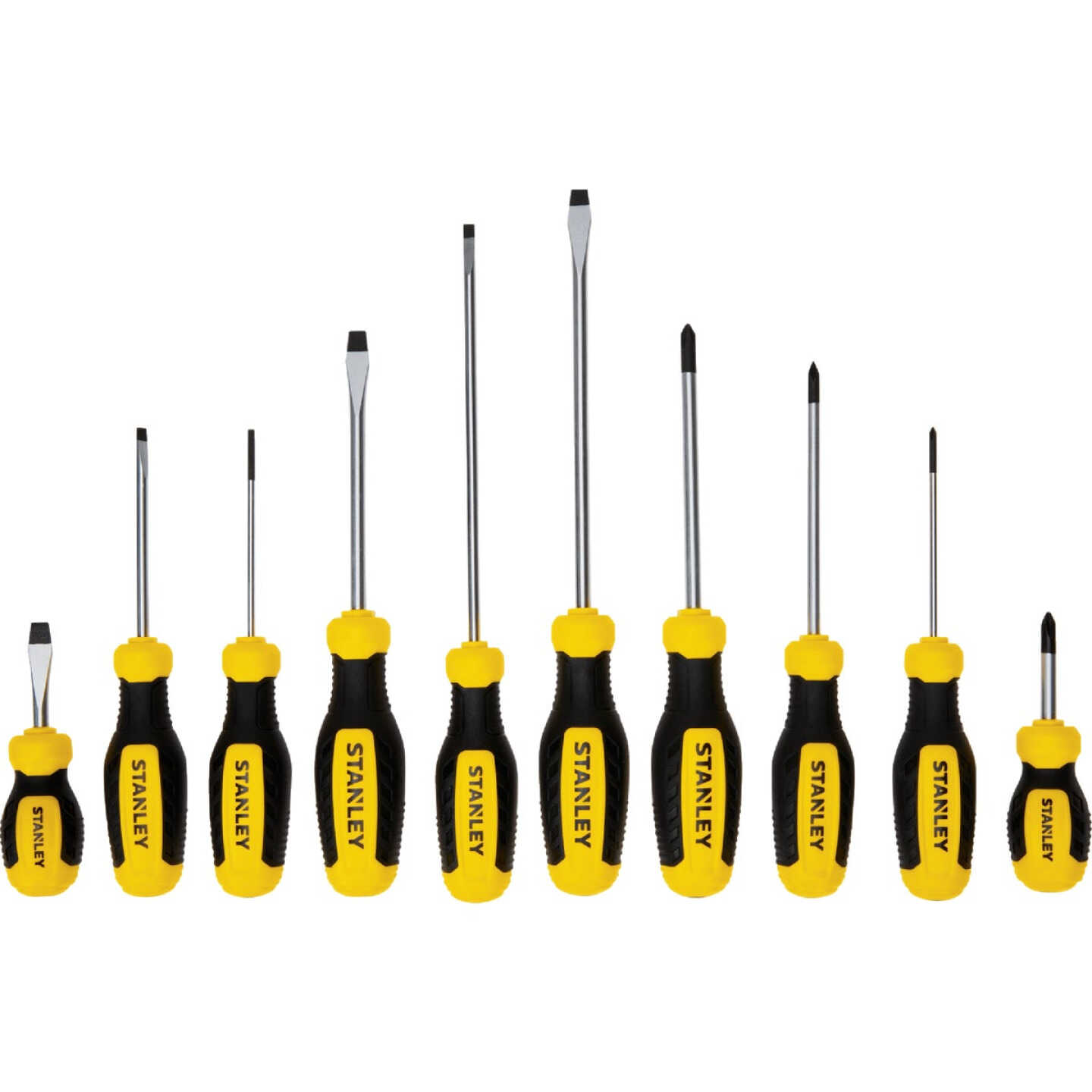 Stanley Phillips & Slotted Screwdriver Set (10-Piece) Image 1