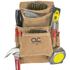 CLC 10-Pocket Suede Leather Carpenter's Nail & Tool Bag Image 1