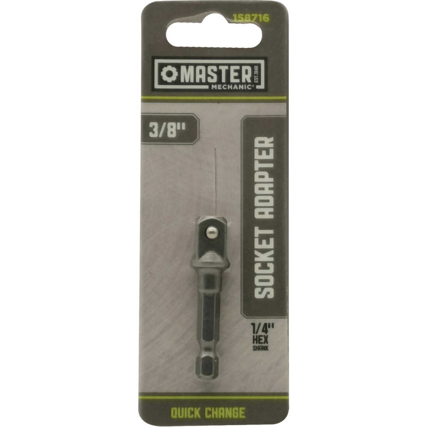 Master Mechanic 3/8 In. Drive x 1/4 In. Hex Shank Socket Adapter Image 1