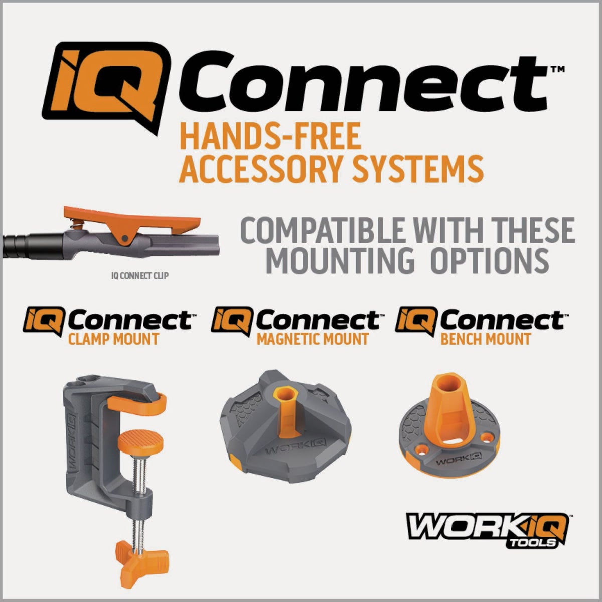 IQ Connect Hands-Free Accessory System with (3) Bench Mounts Image 4