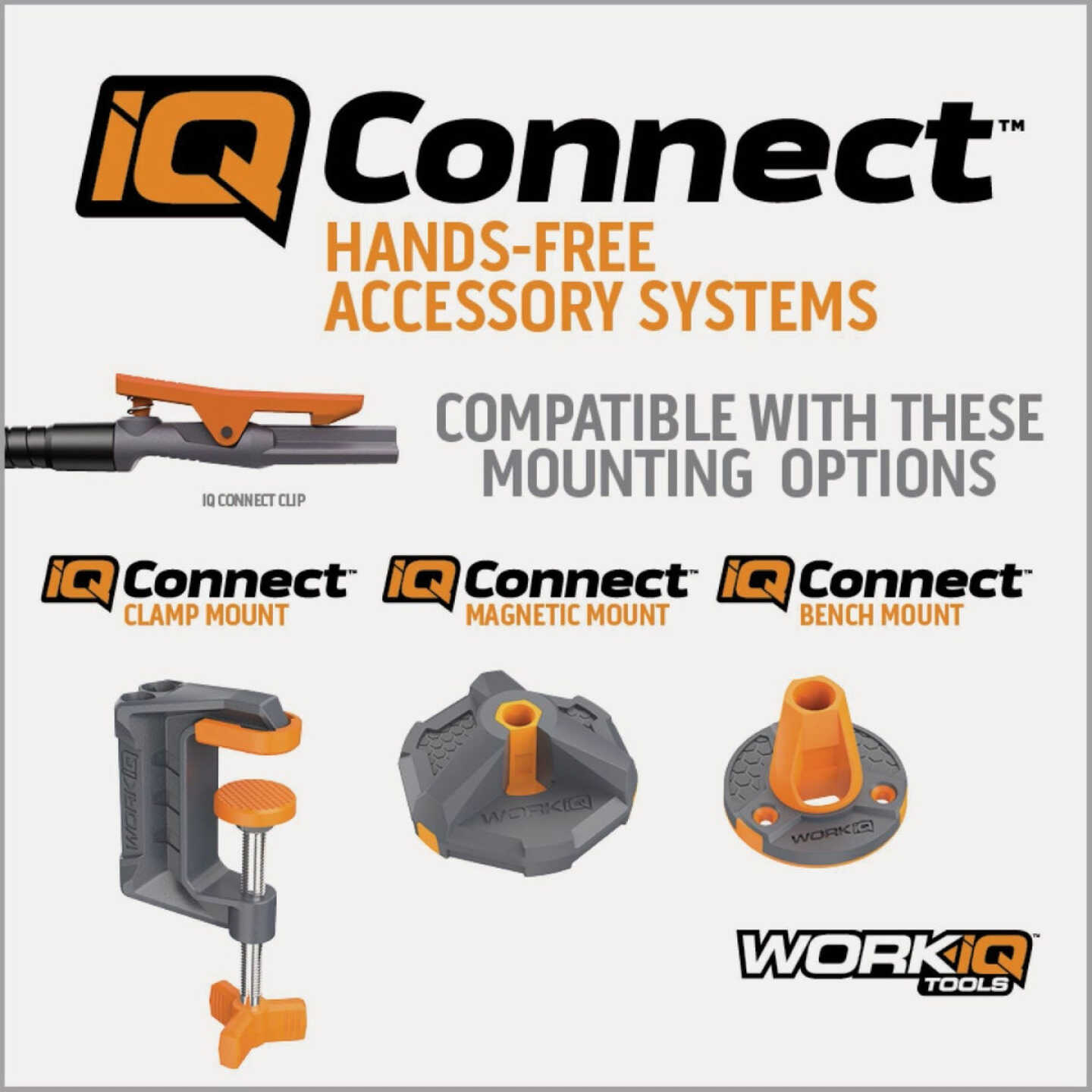 IQ Connect Hands-Free Accessory System with (3) Bench Mounts Image 4
