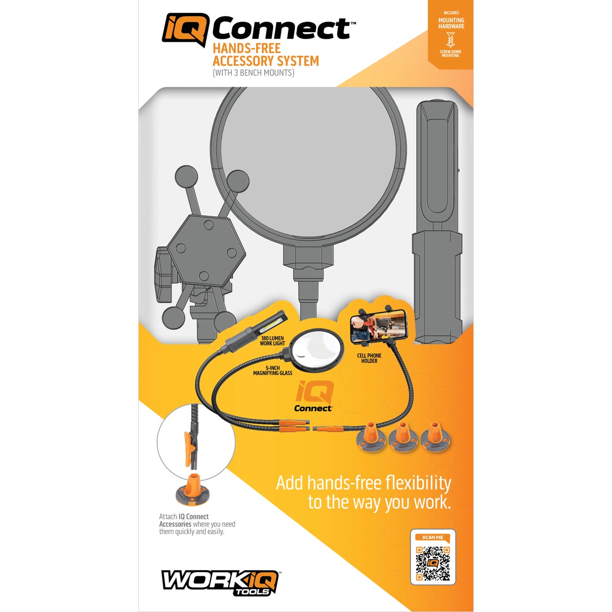 IQ Connect Hands-Free Accessory System with (3) Bench Mounts Image 6
