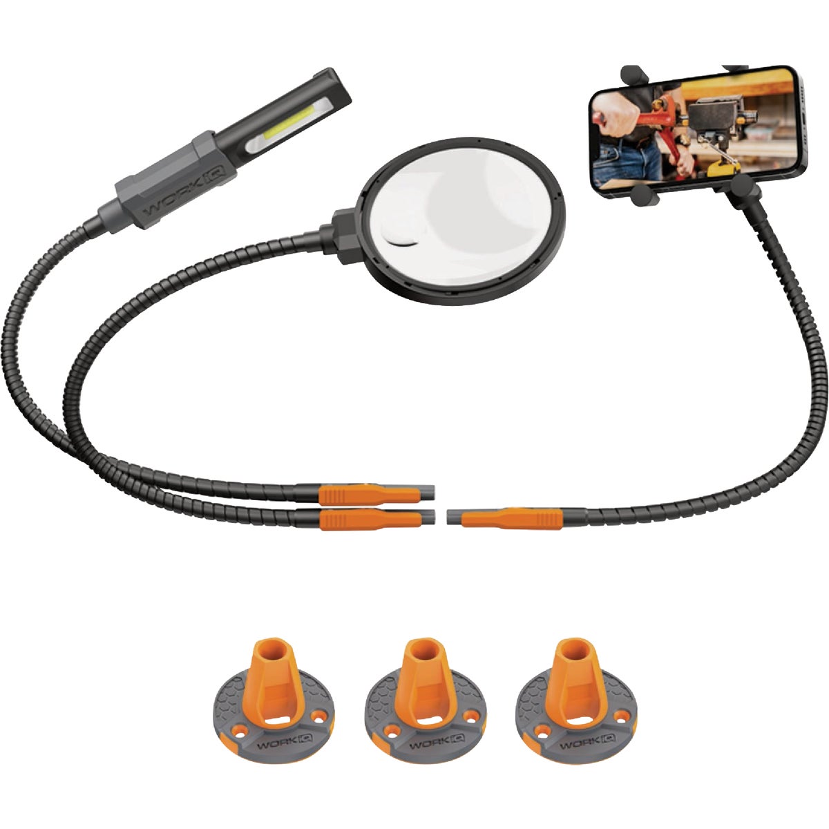 IQ Connect Hands-Free Accessory System with (3) Bench Mounts