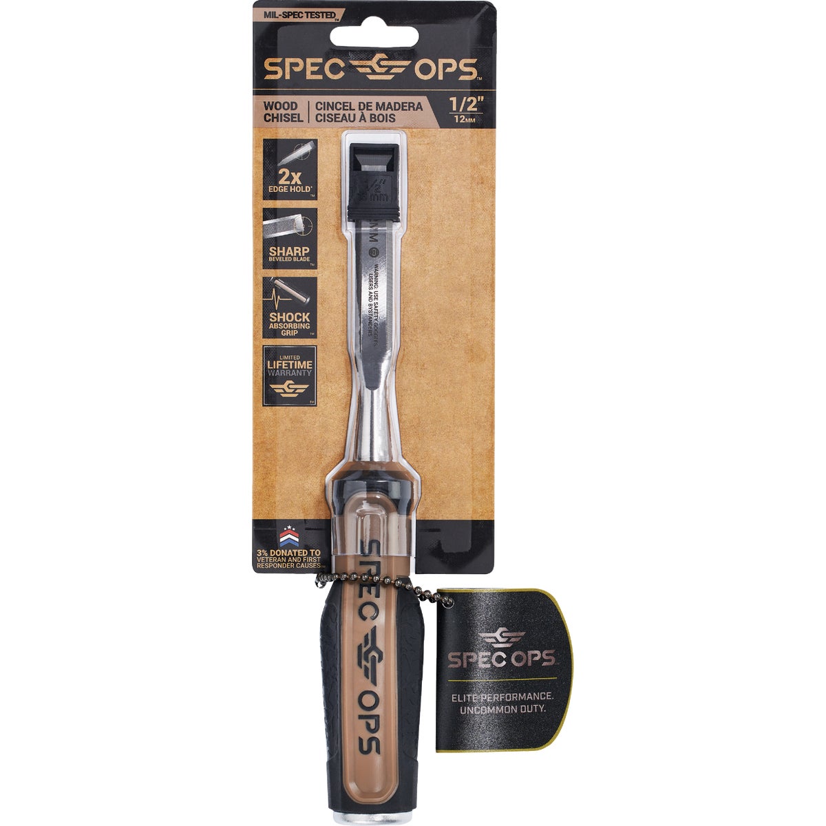 Spec Ops 1/2 In. Wood Chisel Image 7