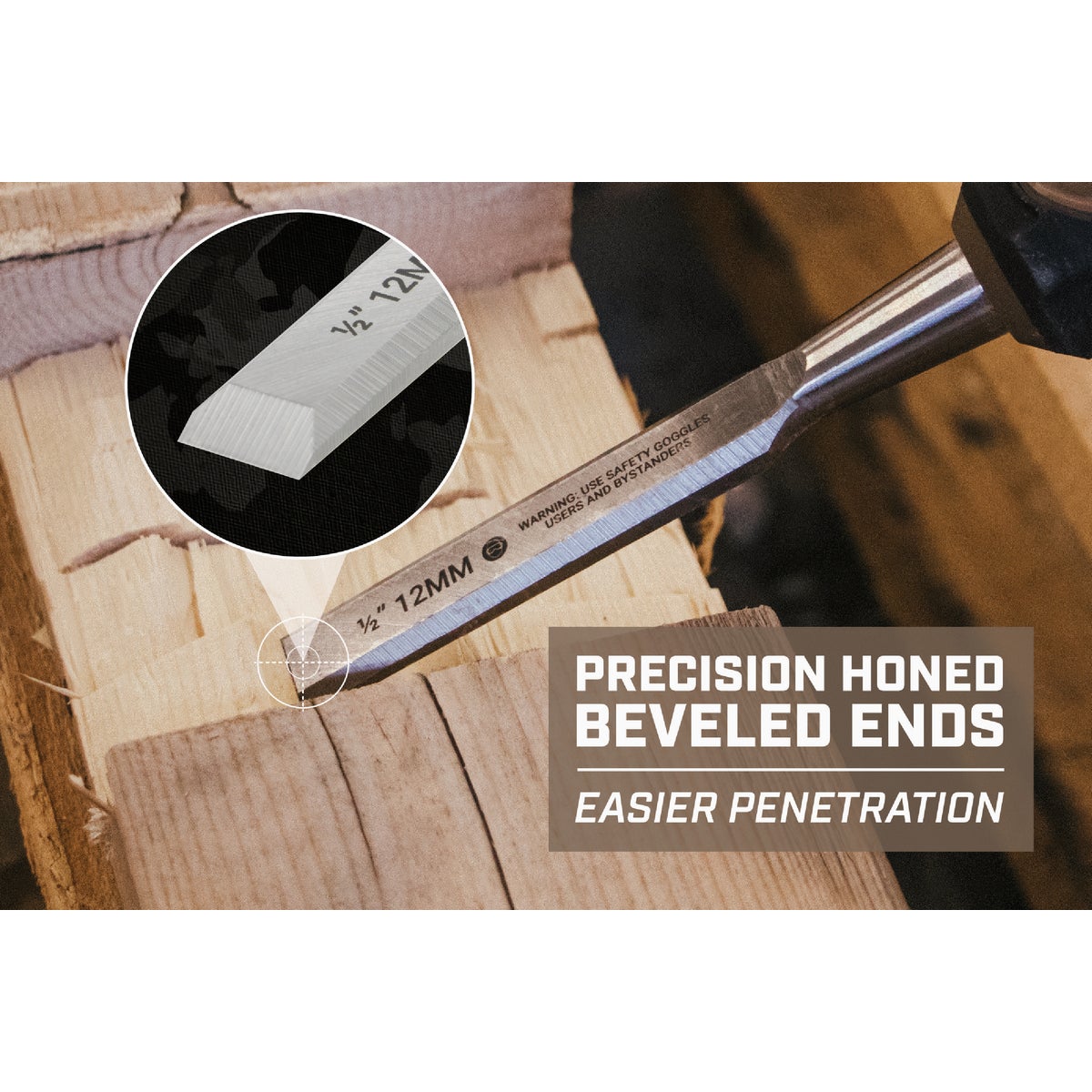 Spec Ops 1/2 In. Wood Chisel Image 6