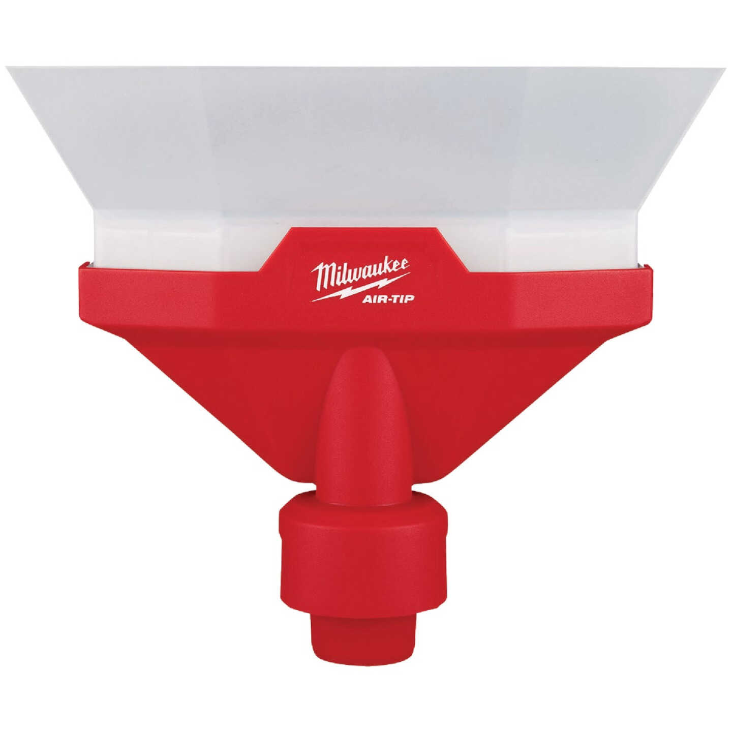 Milwaukee AIR-TIP 1-1/4 In. - 2-1/2 In. Red Plastic Dust Collector Vacuum Nozzle Image 1