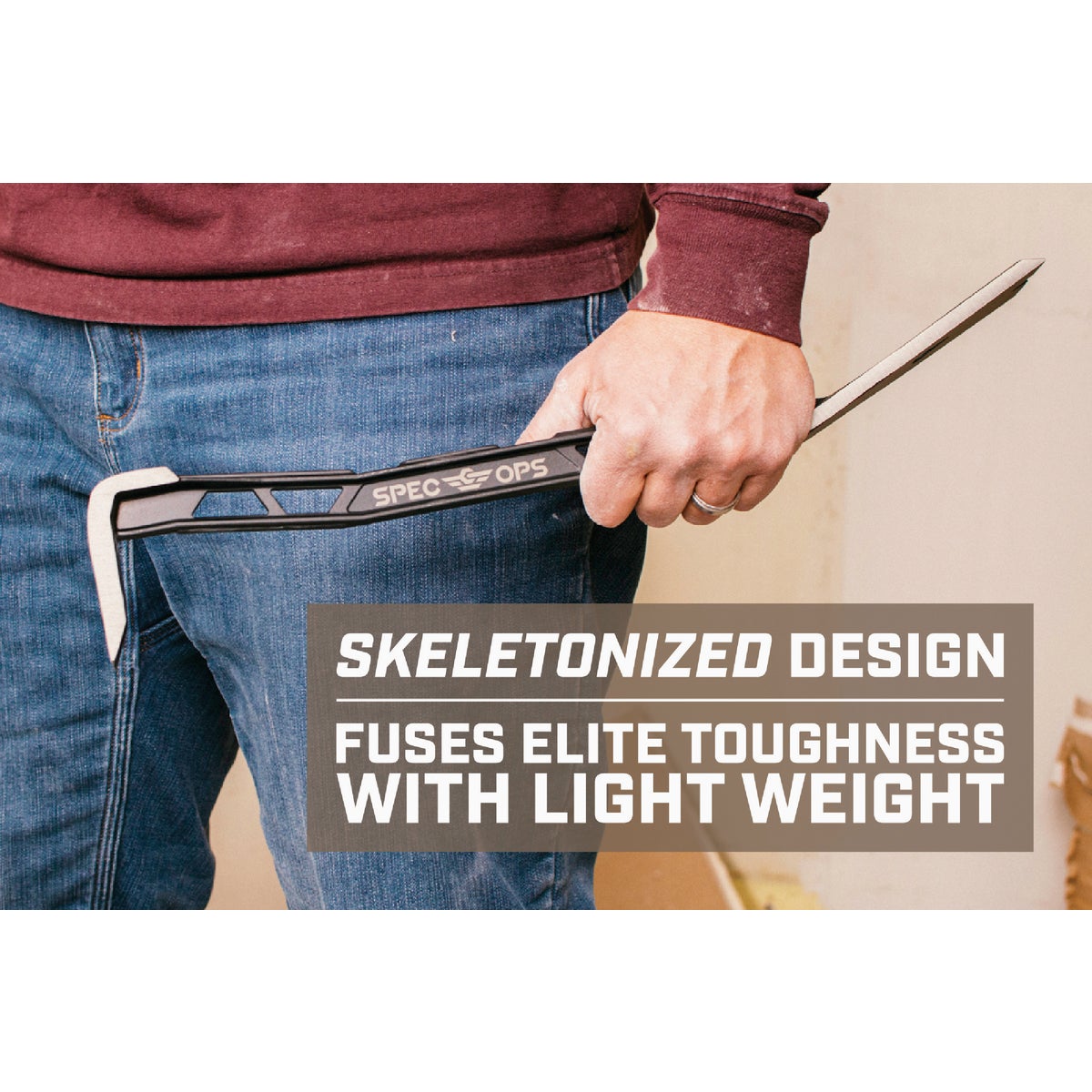 Spec Ops 18 In. High-Carbon Steel Flat Pry Bar Image 4