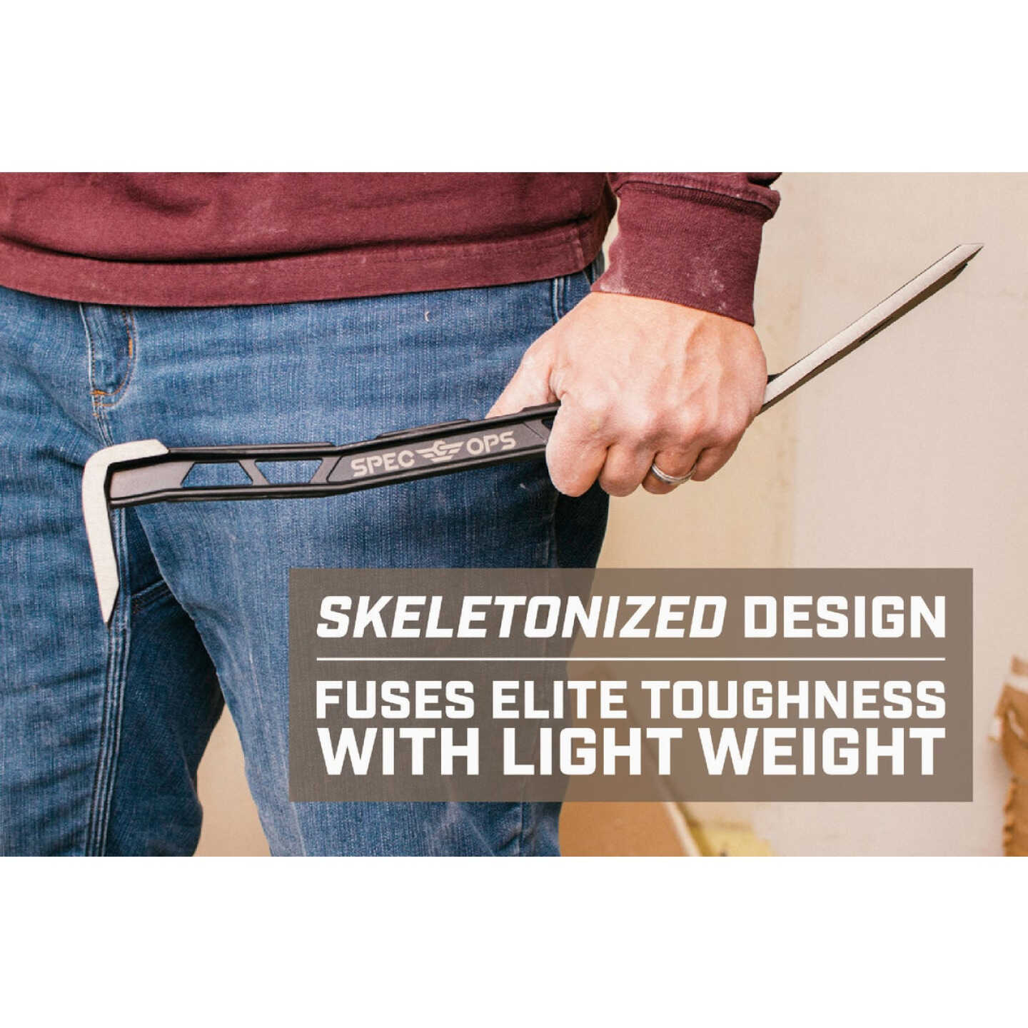 Spec Ops 18 In. High-Carbon Steel Flat Pry Bar Image 4