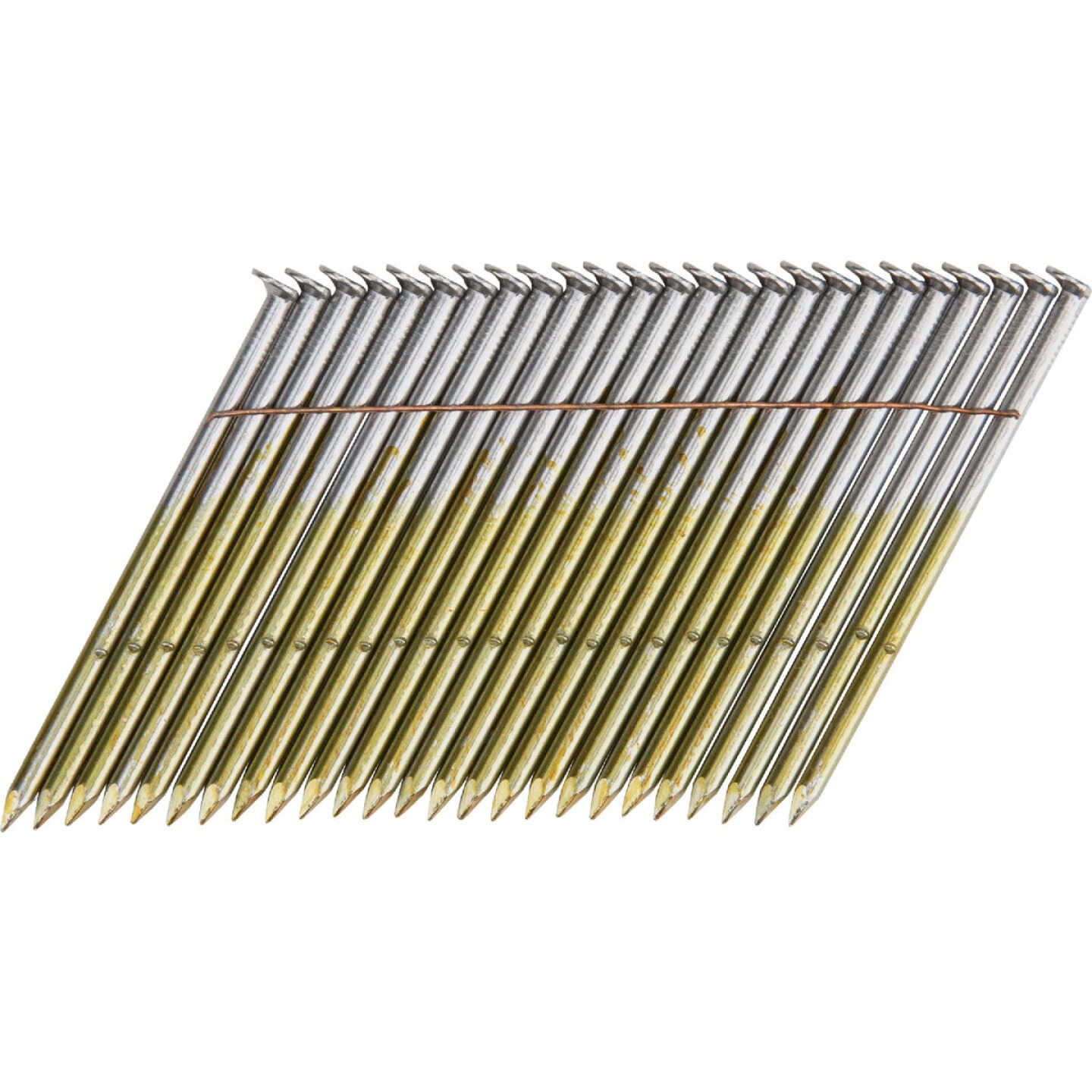 Pro-Fit 3 In. x 0.120 In. 28 Degree Wire Strip Smooth Shank Round Head Brite Framing Stick Nails (2000 Ct.) Image 1