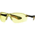 3M Black/Yellow Frame Flat Temple Safety Glasses with Anti-Scratch Amber Lenses Image 3