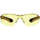 3M Black/Yellow Frame Flat Temple Safety Glasses with Anti-Scratch Amber Lenses Image 6