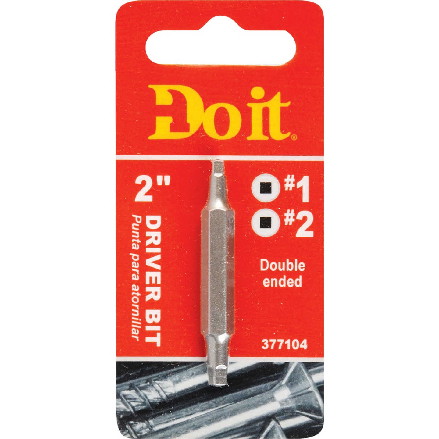 Do it #1 Square Recess Double-End Screwdriver Bit Image 1