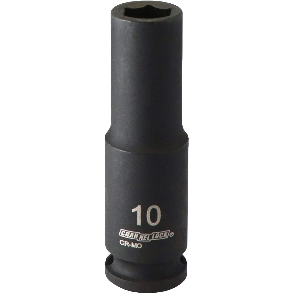 Channellock 3/8 In. Drive 10 mm 6-Point Deep Metric Impact Socket Image 1