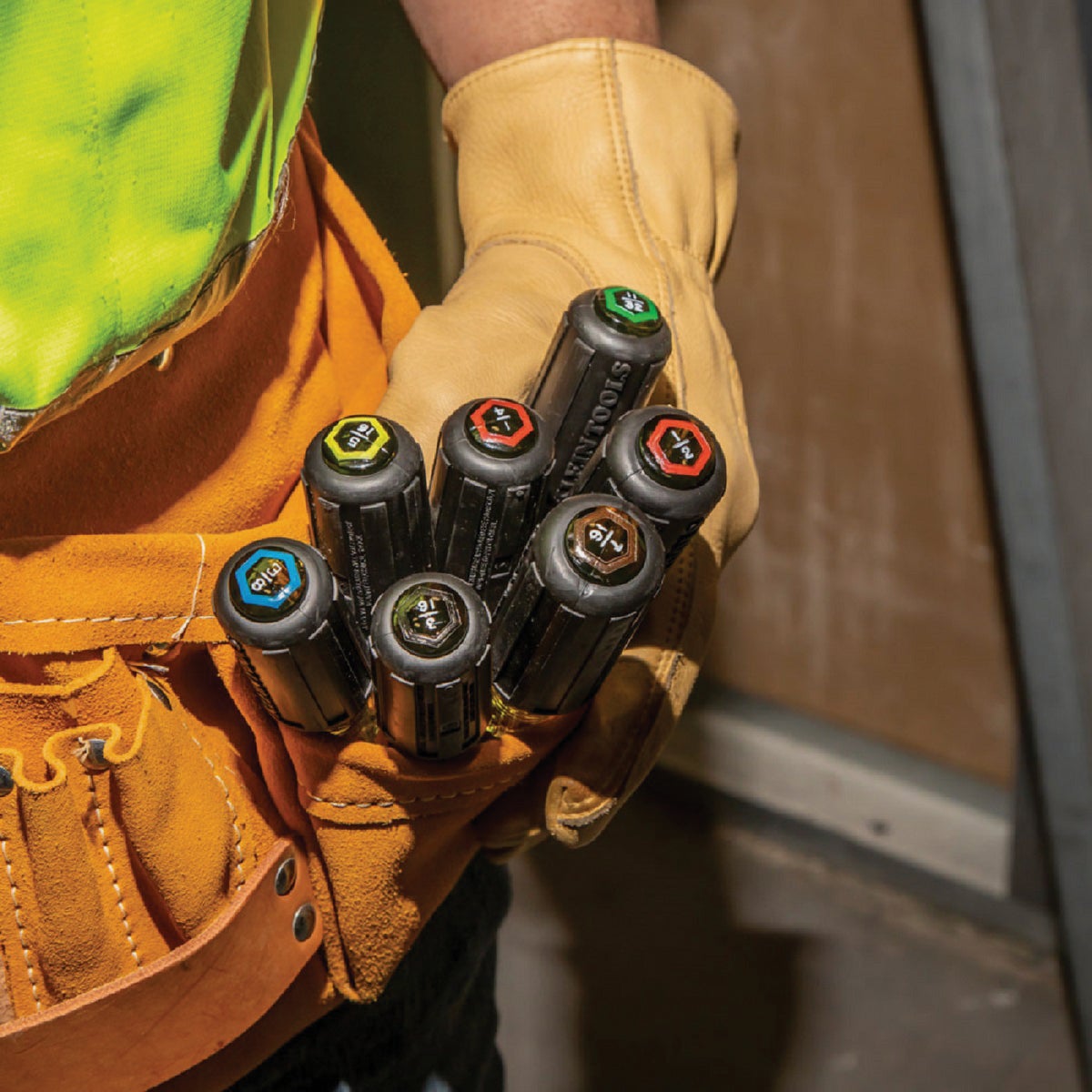 Klein Standard 3 In. Hollow Shaft Nut Driver Set, 7-Piece Image 4