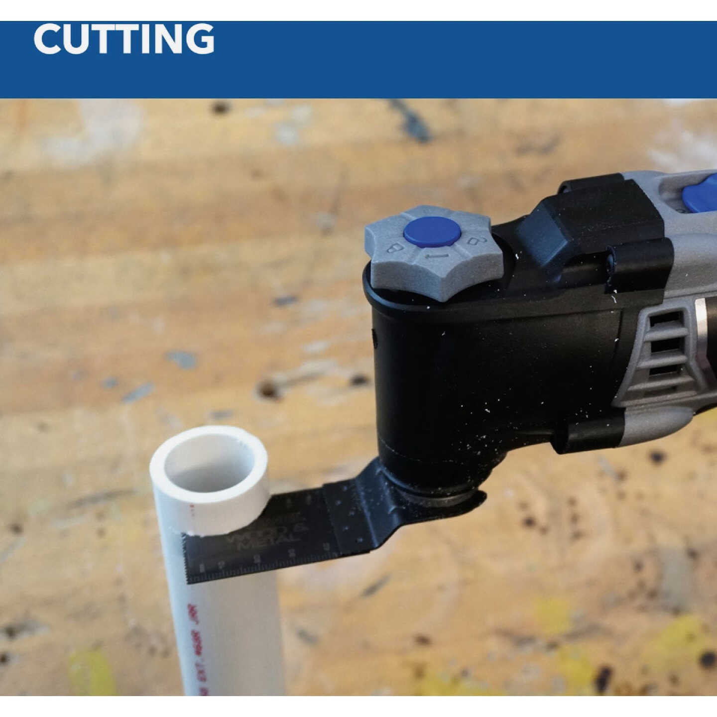 Dremel Multi-Max 3.5-Amp Variable Speed Oscillating Multi-Tool Kit Image 6