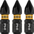 DEWALT FlexTorq 1 In. #1 Phillips Impact Screwdriver Bit (3-Pack) Image 1