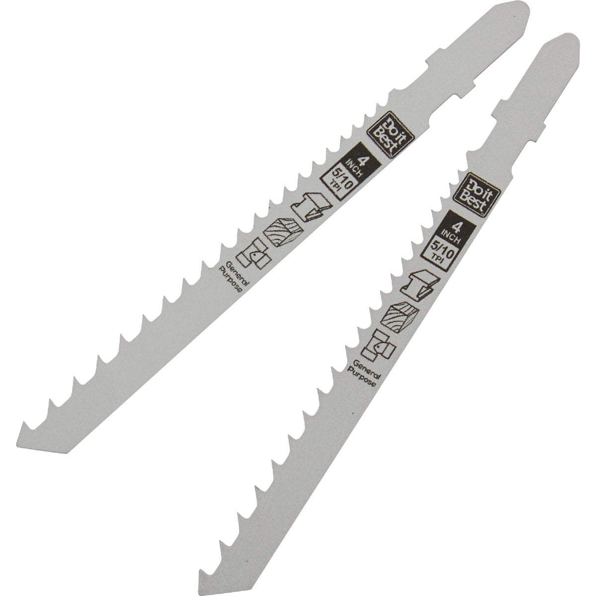 Do it Best T-Shank 4 In. 5/10 TPI General Purpose Jigsaw Blade (2-Pack) Image 2