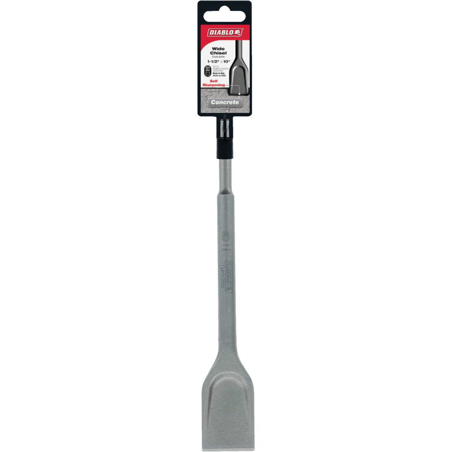 Diablo SDS-Plus 1-1/2 in. x 10 in. Wide Chisel Bit Image 1