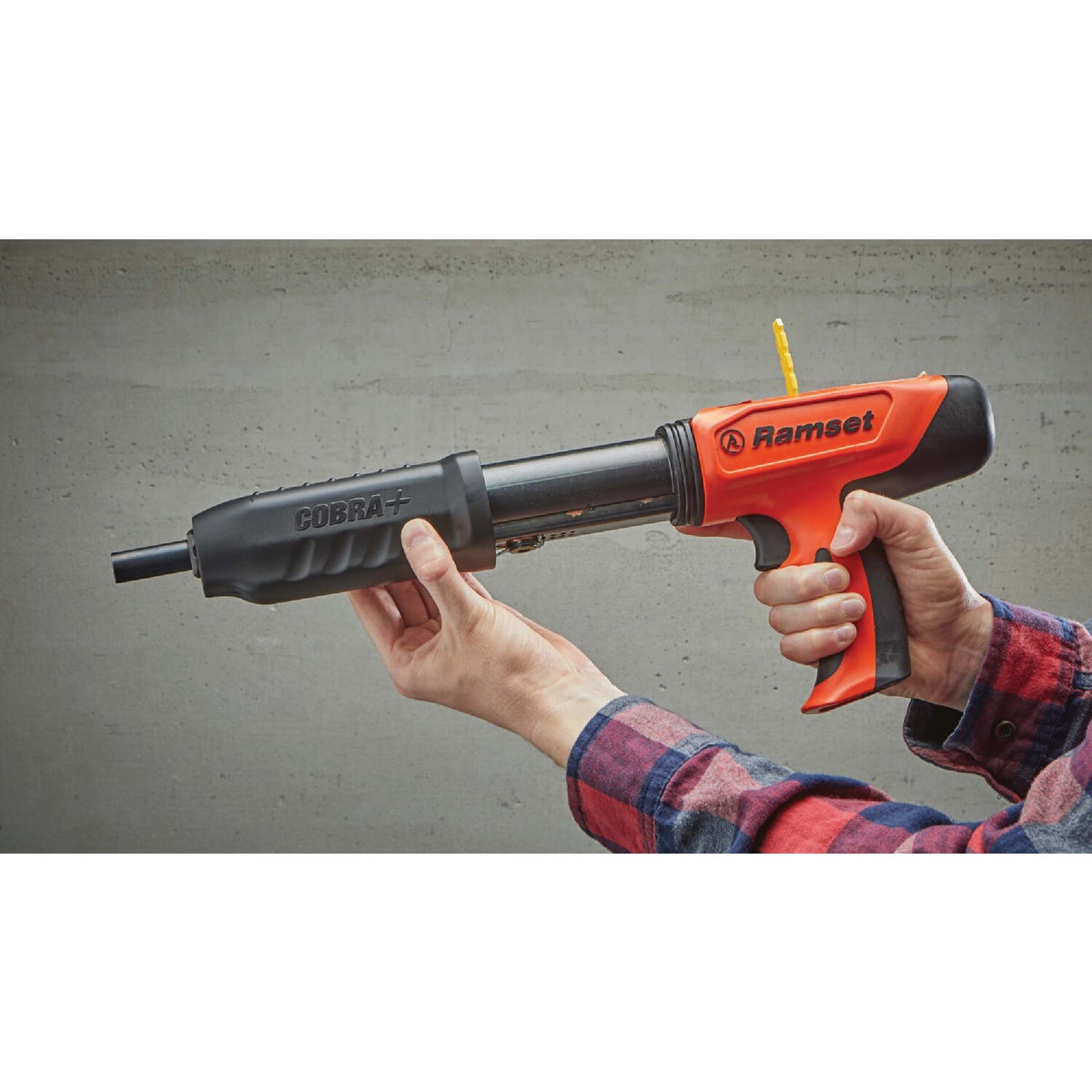 Ramset Cobra+ 0.27 Caliber 10 Shot Semi-Automatic Powder Hammer with Silencer Image 2