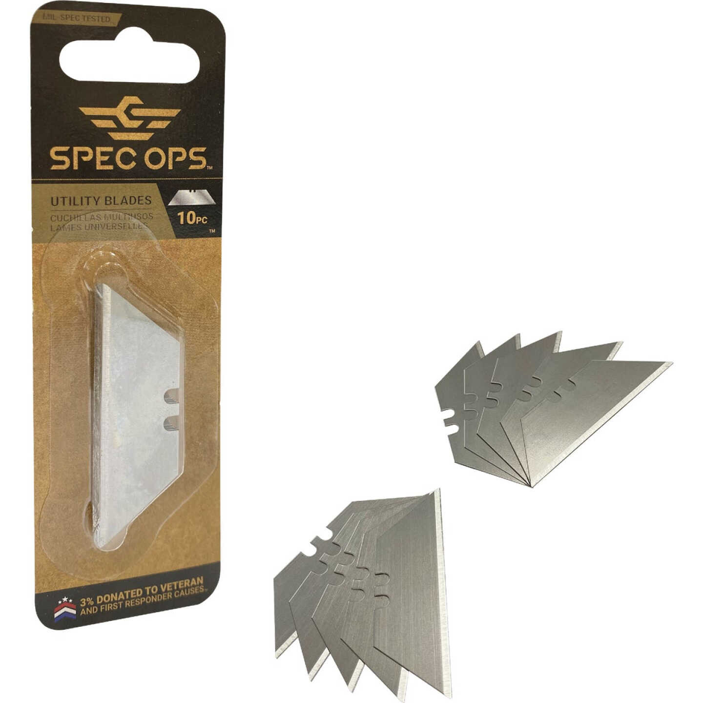 Spec Ops Safety Knife Blade Replacement (10-Pack) Image 1