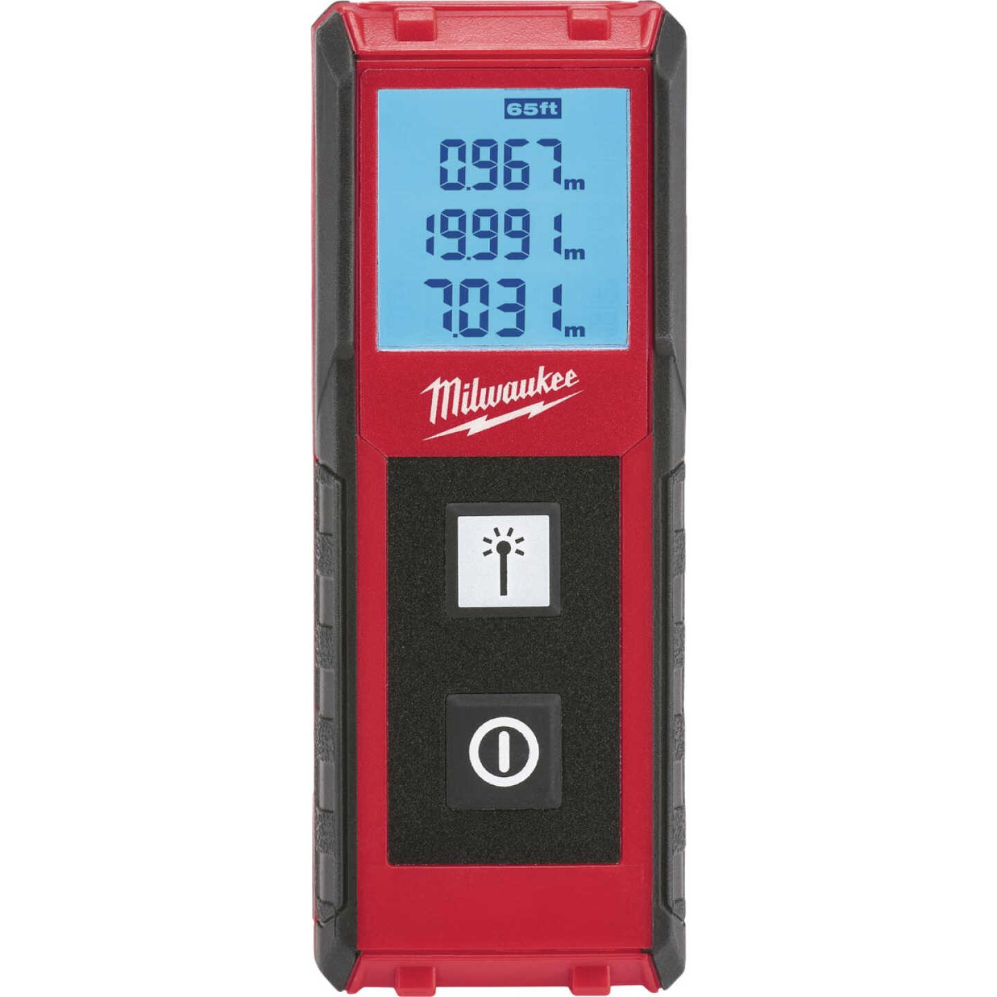 Milwaukee 65 Ft. Backlit Screen Laser Distance Meter Image 1
