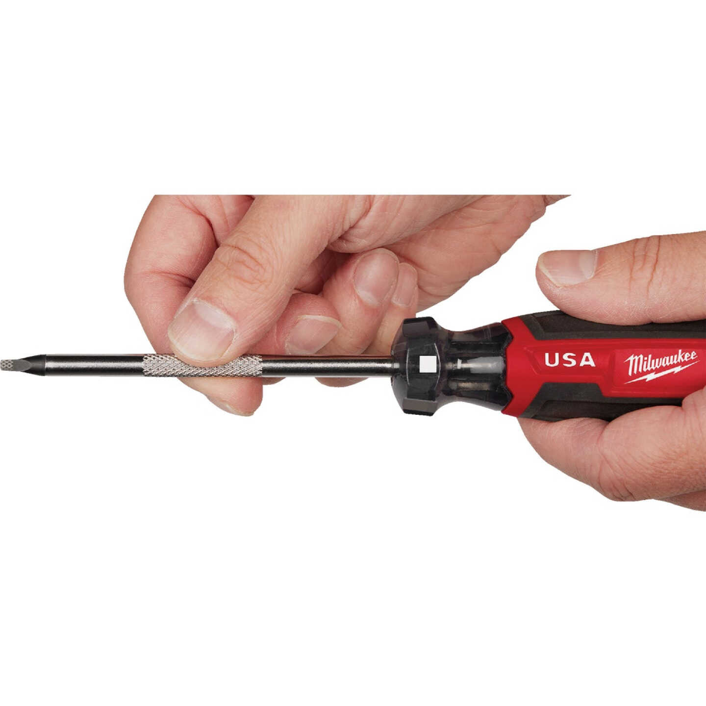 Milwaukee #2 x 4 In. Square Recess Cushion Grip Screwdriver (USA) Image 4