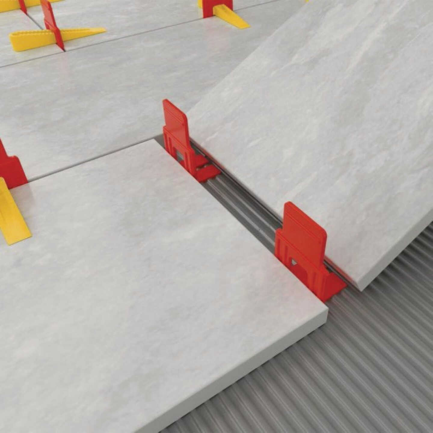 QEP LASH Red 1/8 In. Clips, Part A of Two-Part Tile Leveling System (100-Pack) Image 2