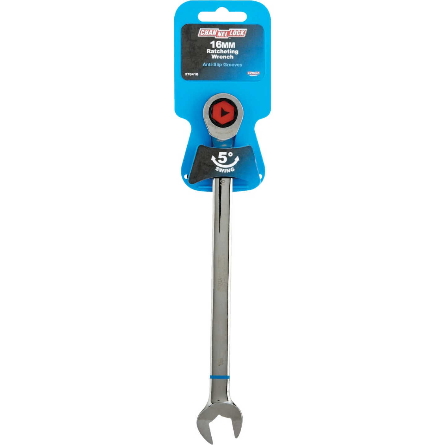 Channellock Metric 16 mm 12-Point Ratcheting Combination Wrench Image 2