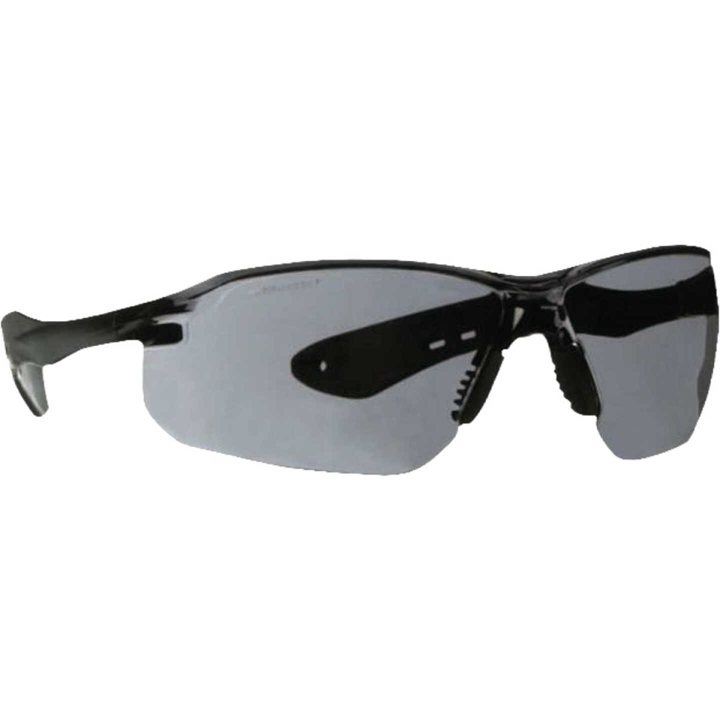 3M Black/Red Frame Flat Temple Safety Glasses with Anti-Scratch Gray Lenses Image 5