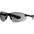 3M Black/Red Frame Flat Temple Safety Glasses with Anti-Scratch Gray Lenses Image 4