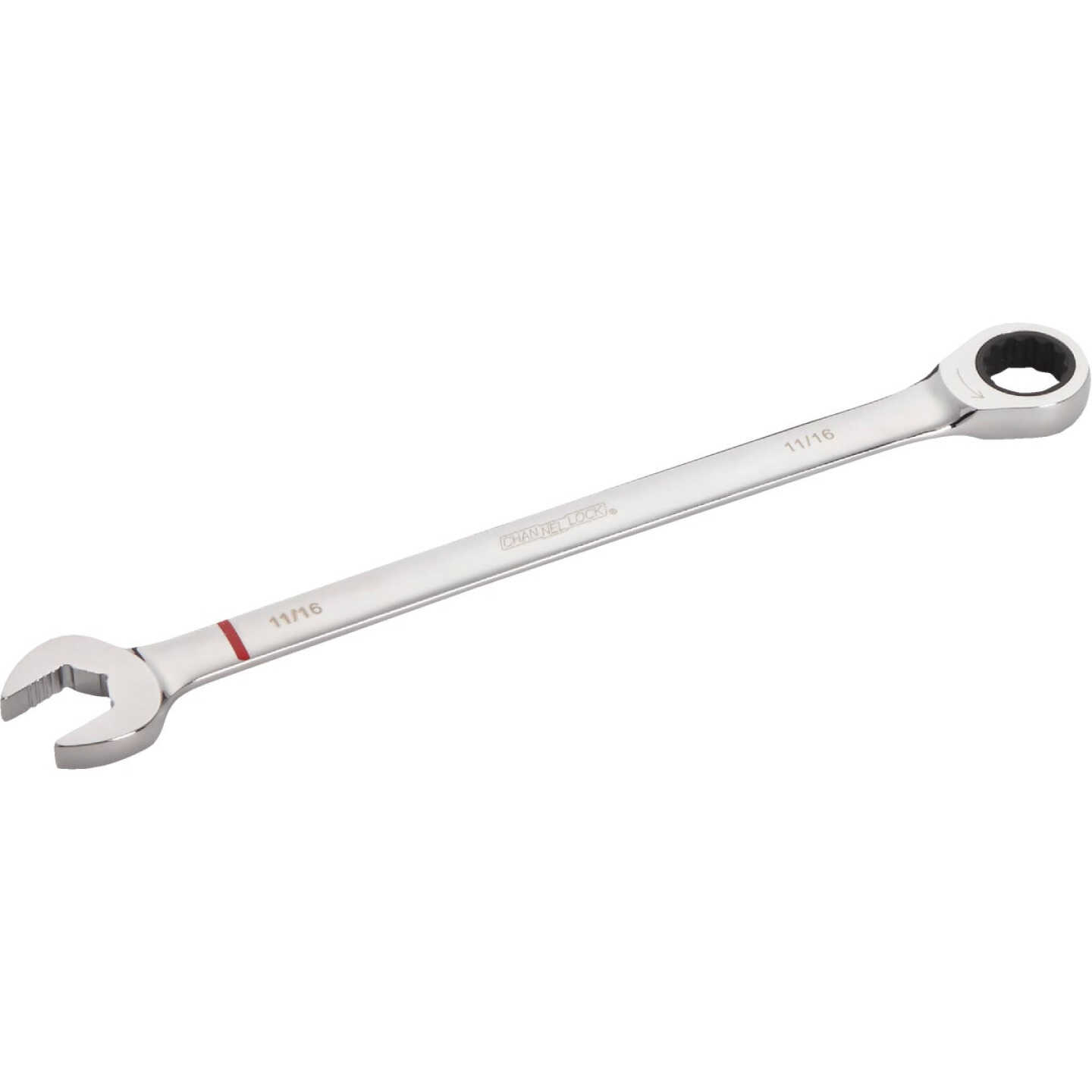 Channellock Standard 11/16 In. 12-Point Ratcheting Combination Wrench Image 1