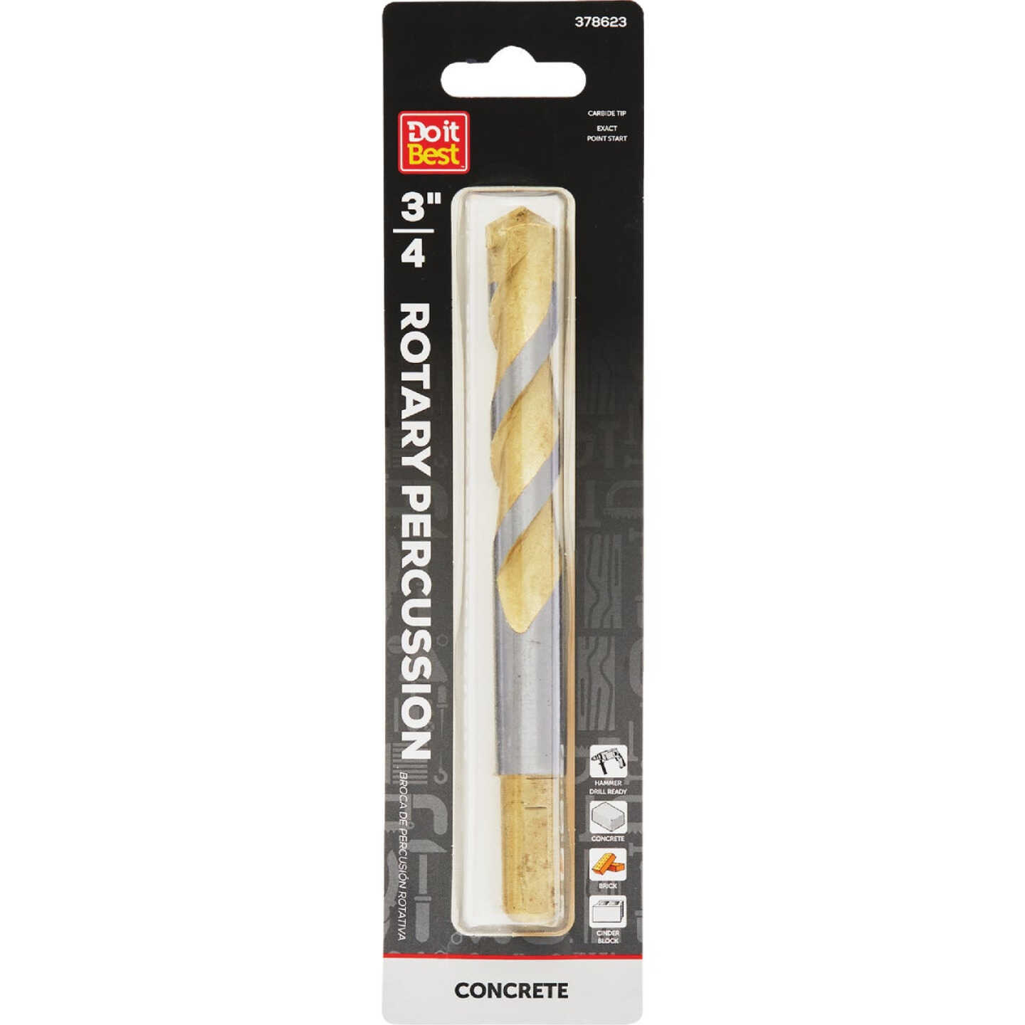Do it Best 3/4 In. x 6 In. Rotary Percussion Masonry Drill Bit Image 1