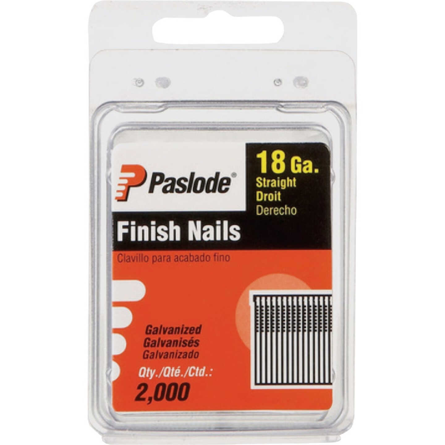 Paslode 1-1/2 In. 18-Gauge Galvanized Straight Brad Nails (2000 Ct.) Image 1