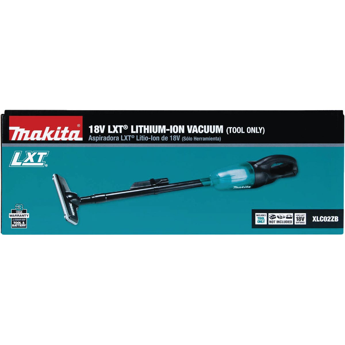 Makita 18V LXT Cordless Bagless Compact Stick Vacuum Cleaner, Black (Tool Only) Image 12
